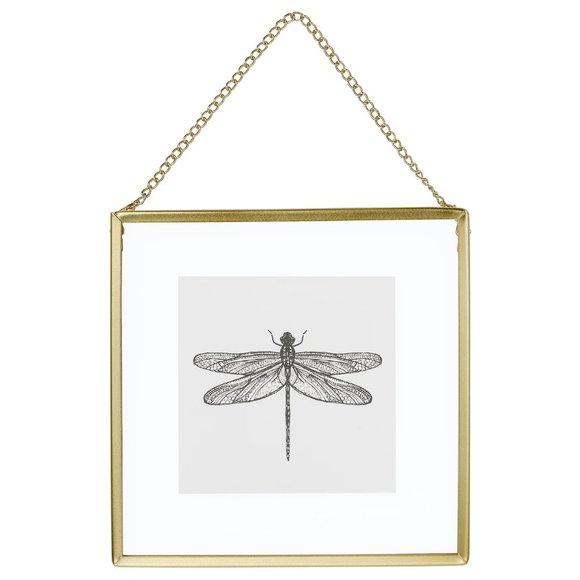 IKEA LERBODA Frame, gold 6 ¼x6 ¼ " - Picture 1 of 14
